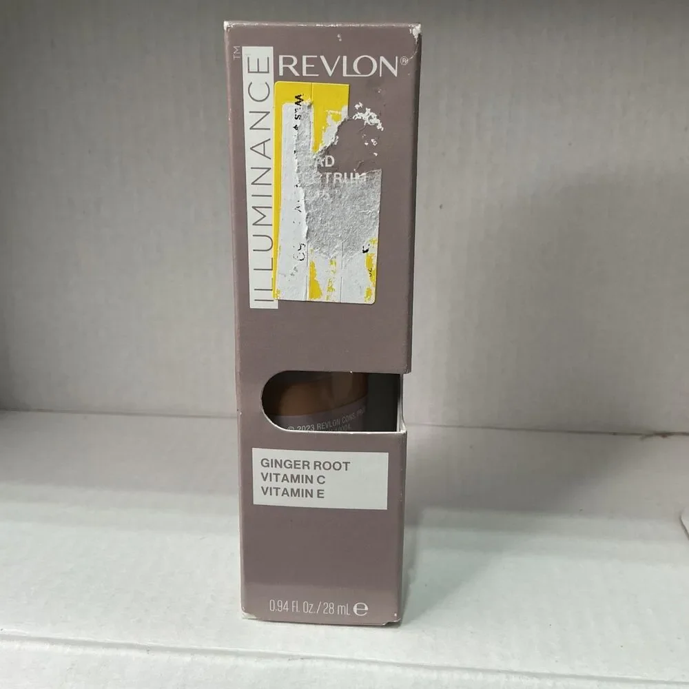 Revlon Illuminance Serum Tint 405 Hazel With Ginger Root Vitamin C & E SPF 15